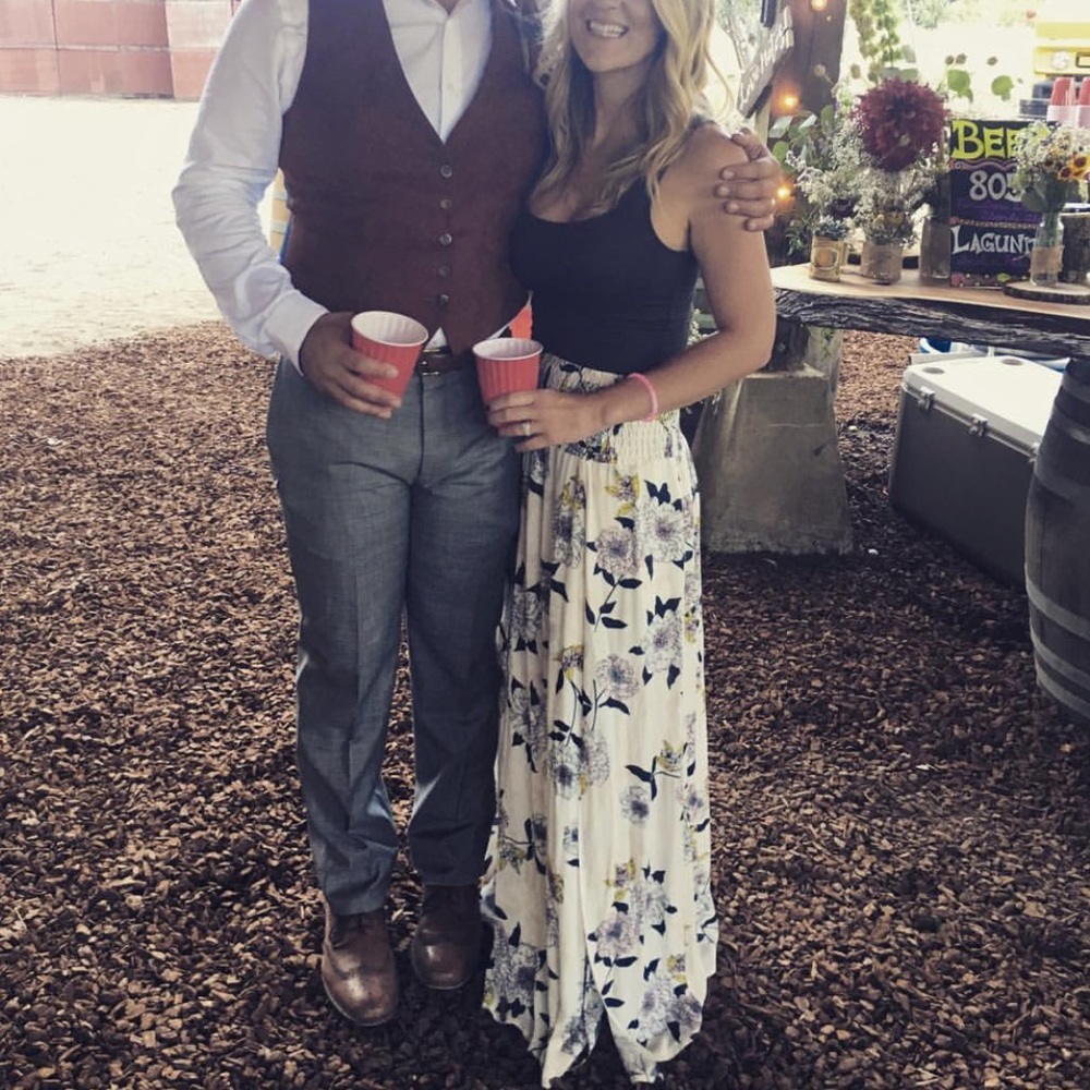 Beautiful floral maxi skirt